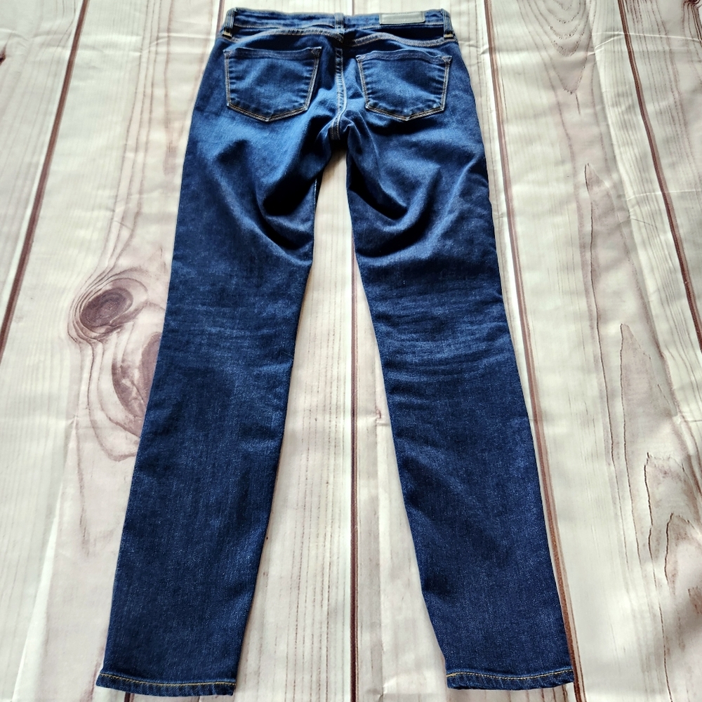 Big Star 1974 "Andrea Skinny" Mid-rise Indigo Blue Jean Y2K | Women's Size 25 - Picture 6 of 11